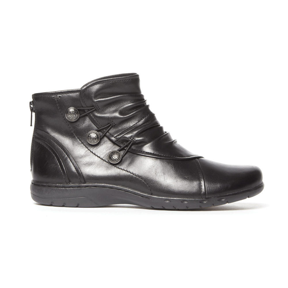 Rockport Womens Boots Black - Cobb Hill Penfield - UK 185-ZYDFKR